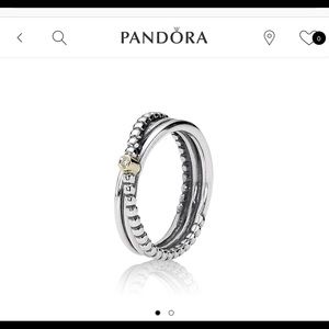 Rising star pandora ring